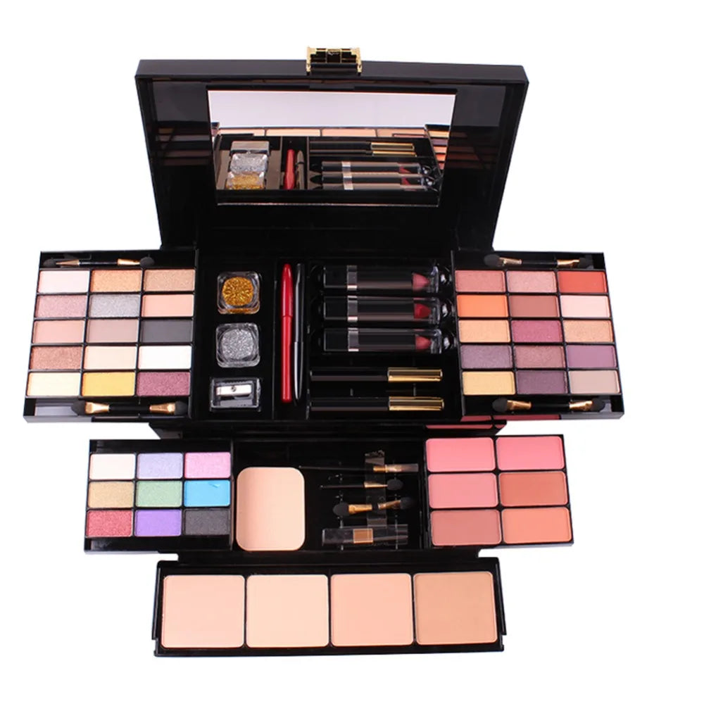 MISS ROSE Makeup Set Box Professional Eyeshadow Lip Gloss Stick Foundation Blush Powder Makeup Kit Maquiagem Cosmetics