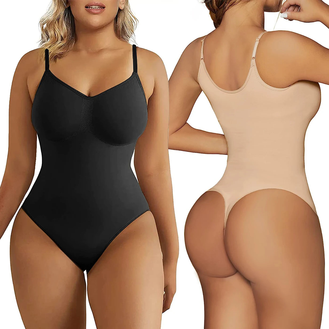 Xs 3Xl Body Suit Shapewear Seamless  Thong Shapewear Woman Tummy Control Fajas Body Shaper Tummy Slimmer Under Clothes Plus Size