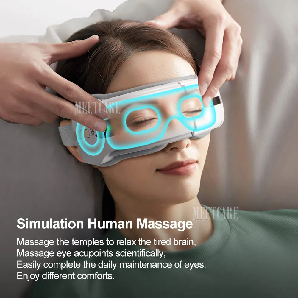 Eye Massager Eyes Fatigue Relief Smart Airbag Vibration Hot Compress Massage Bluetooth Music Relax Sleep Improve Anti Eye Bag