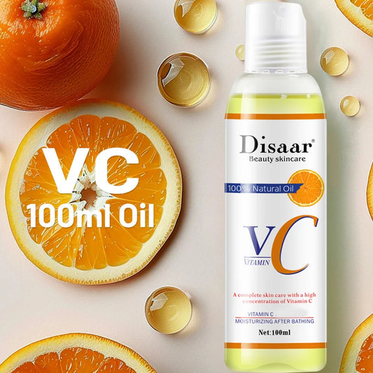 Disaar 100ml Vitamin C Massage Oil Moisturizing Orange Essential Oil  Skincare DS51920